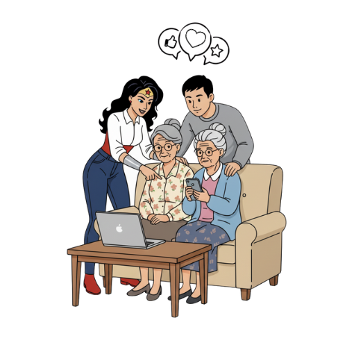 Personnages (1) AmidZeline en formation